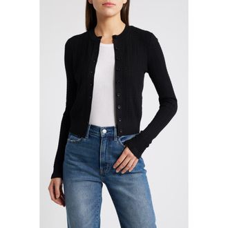 Madewell The Signature Open Knit Cardigan in Abyss at Nordstrom Rack, Size Large