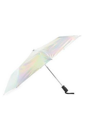 ShedRain Iridescent Auto Open & Close Compact Umbrella at Nordstrom Rack
