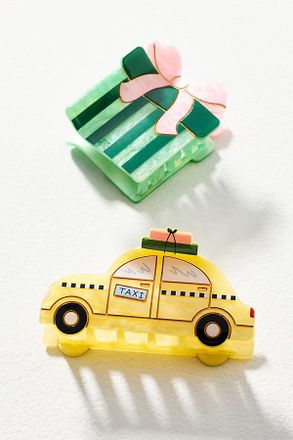 Frasier Sterling Ski Hair Claws, Set of 2