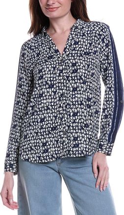 Nic+Zoe Nic+Zoe Etched Angles Shirt