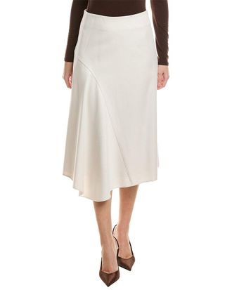 Brunello Cucinelli Twill Midi Skirt