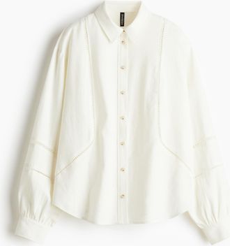 H&M Luftige Bluse - White