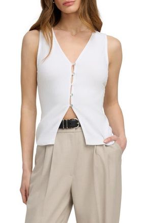 Favorite Daughter The Good Luck Rib Top in White at Nordstrom, Size X-Large