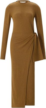 Isabel Marant Maxi Kleedjes - Dames - Maxi kleedjes - Bruin - L - Kleedjes