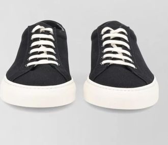 Common Projects sneaker shoes contrast sole flat round toe