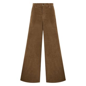 Lois Broeken, Dames, Bruin, W29, Katoen, Wide Leg Pants
