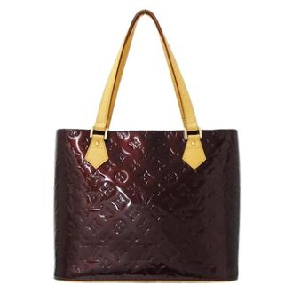 Louis Vuitton Pre-owned Tote Bags, female, Purple, Size: ONE SIZE Pre-owned Monogram Vernis Tote Bag