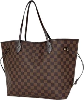 Louis Vuitton Pre-owned Tote Bags, female, Brown, Size: ONE SIZE Pre-owned Damier Canvas Tote Bag