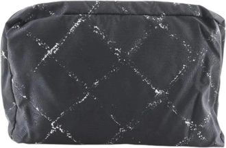 Chanel Pre-owned Bags, female, Black, Size: ONE SIZE Pre-owned Nylon Bag