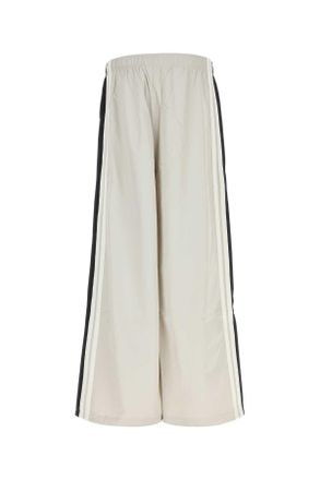 VETEMENTS Mens Chalk Polyester Joggers Greyblack Pantaloni