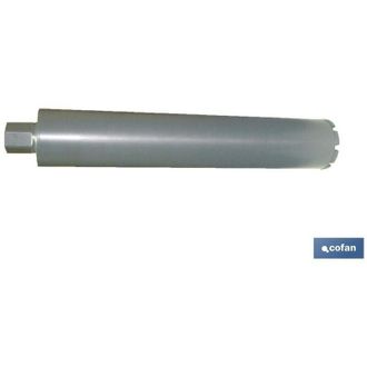 cofan Broca Hormigon 11/4 L-450mm D-82mm, Coronas De Diamante Con Conexi&oacute;n 11/4 Hembra Y Di&aacute;metros Desde 32mm Hasta 300mm. Longitud De 450mm. - Cofan
