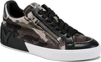 DKNY Mei Crystal Stud Sneaker in Green Multi/Black at Nordstrom, Size 7.5