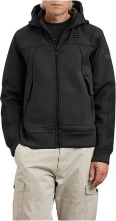 Blauer Wilbert Scuba Hoodie - Heren - Jassen - Zwart - Maat: M Poliester