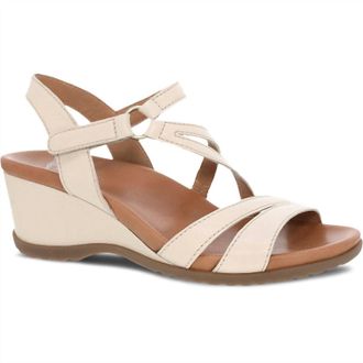 Dansko Womens Addyson Nappa Sandal In Ivory