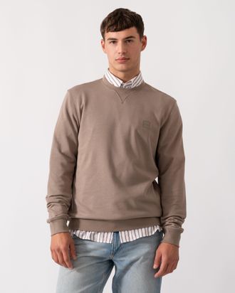 Boss Orange by Hugo Boss Westart Crew Neck Sweatshirt in Saliegroen