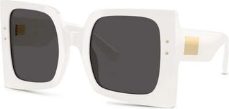 Dolce & Gabbana Dg 4490 331287 Zonnebrillen - Dames - Zonnebrillen - Wit - 53 MM - Accessoires