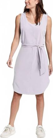 Eddie Bauer Escapelite Sleeveless Belted Midi Dress - Plus In Wisteria Purple
