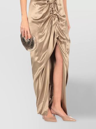 Vivienne Westwood draped neckline knee length dress