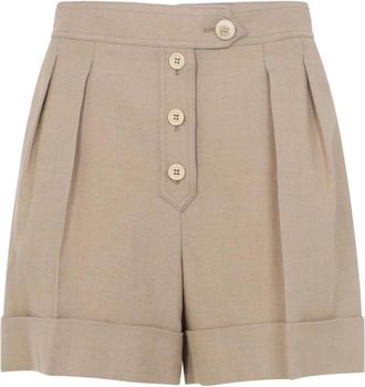 Valentino Mujer, Pantalones cortos, Beige, Talla: M