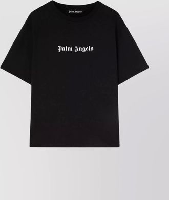 Palm Angels slim-fit logo-print cotton t-shirt