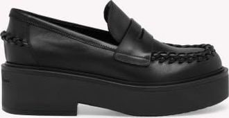 Gianvito Rossi Yuna Loafer Mocassin in Black Calf Leather at Nordstrom, Size 41.5