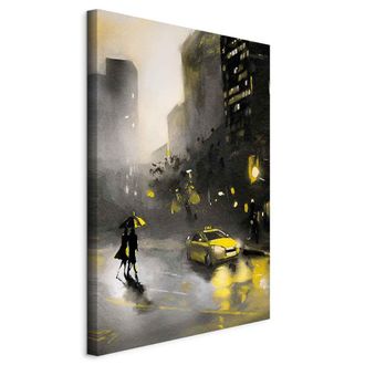 Artgeist Pintura - Resplandor De La Ciudad (1 Parte) Vertical