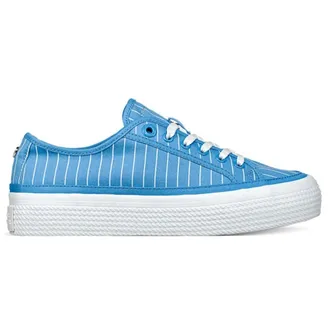 Tommy Hilfiger Dames, Schoenen, Blauw, Maat: 38 EU Katoen