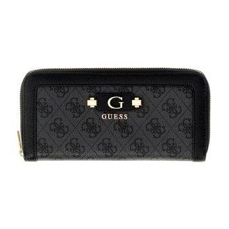 Guess Lindsey Slg Large Zip Around - female - Guess - Wallets & Cardholders - Gray - ONE SIZE - Accessories