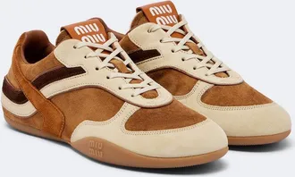 Miu Miu Gymnasium suede sneakers