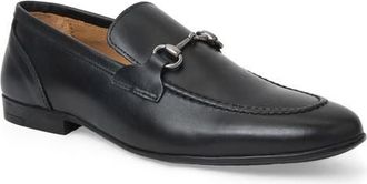 Bruno Magli Ferraro Bit Loafer in Black/Silver at Nordstrom, Size 11.5