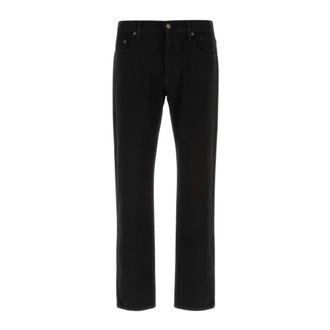 Burberry Slim Jeans - Heren - Jeans - Zwart - Maat: W34 Katoen