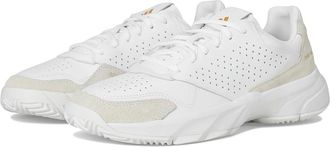 adidas Courtjam Control 3 Tennis Shoe Athletic Shoes White/White/White : Mens 12 - Womens 13 Medium, Rubber