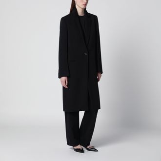 Toteme Garderob oversized wool coat in black