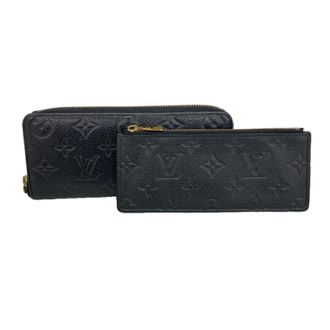 Louis Vuitton Noir Long Wallet (Bi-Fold) (Pre-Owned)