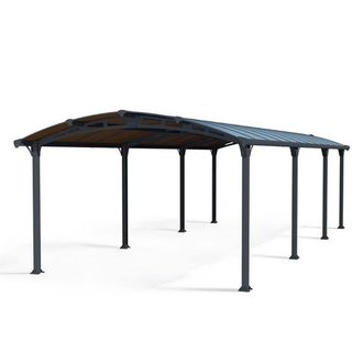 Palram Arcadia Carport 8500 - Polycarbonate - L863 x W359 x H242 cm - Grey