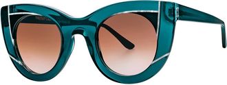 Thierry Lasry Wavvvy 373 Womens Sunglasses Green Size 47