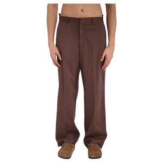 Costumein Straight Trousers, male, Brown, Size: XL Straight Trousers