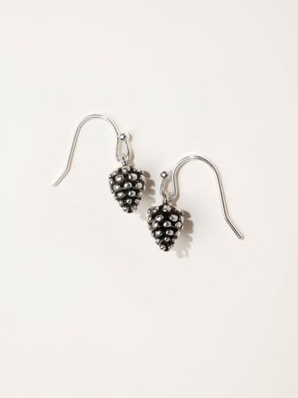 Fat Face FatFace Pinecone Earrings in Silver Tone