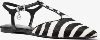 Michael Kors Cherie Flex Zebra Print Calf Hair Flat