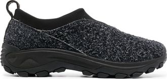Merrell suede slip-on trainers - men - Rubber/Fabric/Calf Suede - 10.5 - Black