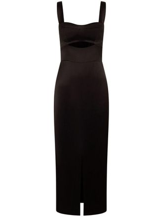 Nicholas Gia dress - women - Viscose/Acetate/Polyester - 2 - Black