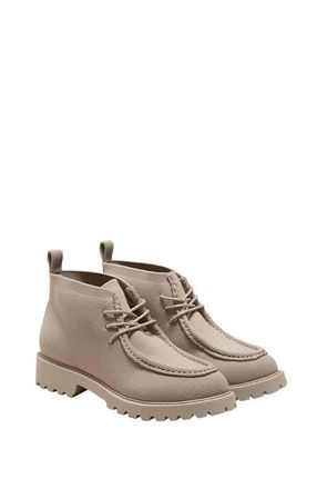 Vivaia Round-Toe Lug Sole Ankle Boots in Warm Taupe at Nordstrom, Size 6.5