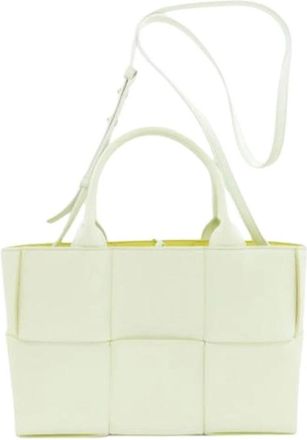 Bottega Veneta Pre-owned Vintage Tote Bag - Dames - Vintage Shopper - Groen - ONE Size - Leer - Vintage