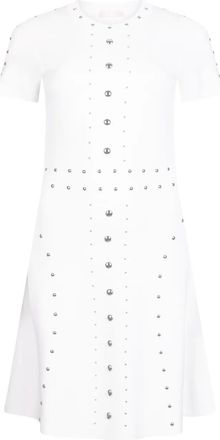 Liu Jo Abito corto con borchie - Bianco