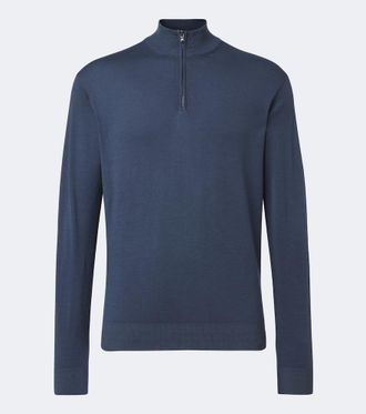 Sunspel Wool half-zip sweater