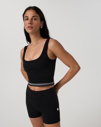 Vuori Clothing Seamless Euphoric Tank Top | Black | XS, Size Extra Small