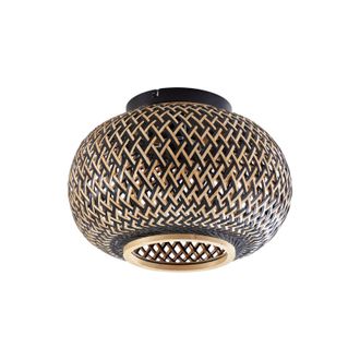 Lindby L&aacute;mpara De Techo nerys En Marr&oacute;n Madera - Lindby
