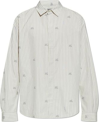Jacquemus Simon Shirt - Heren - Casual Overhemden - Grijs - L - Katoen - Overhemden