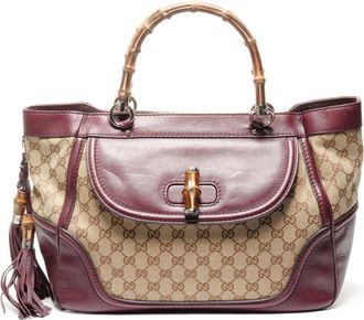 Gucci Red Color Tote Bag (Pre-Owned)