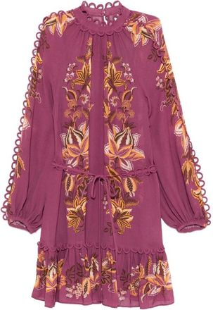 Farm Rio Short Dress - Dames - Korte kleedjes - Paars - XS - Kleedjes